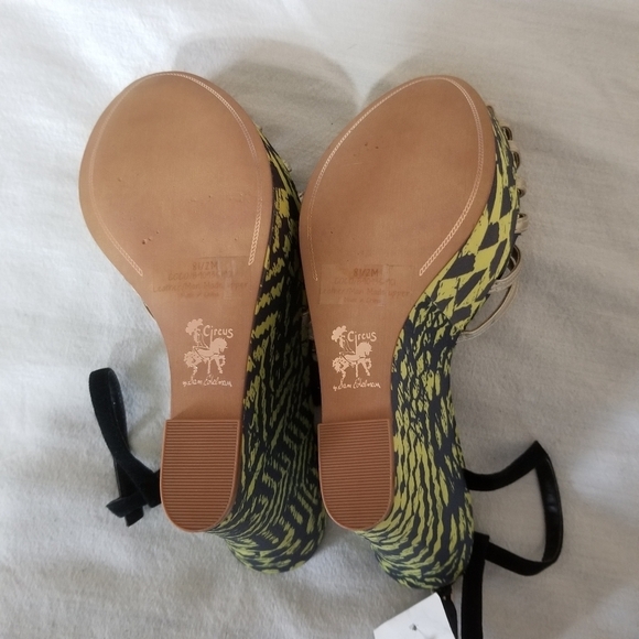 New Strappy wedge Circle by Sam Edelman sandals size 8.5M - Picture 2 of 14